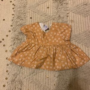 Toddler peplum top.